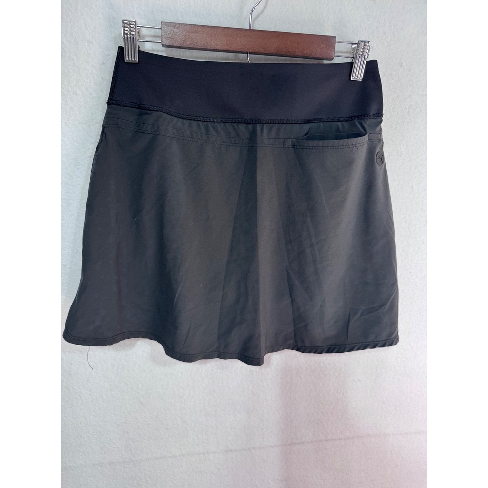 Puma Women's Black Tennis Skort Athletic Golf Running Built In Shorts S - Picture 2 of 8